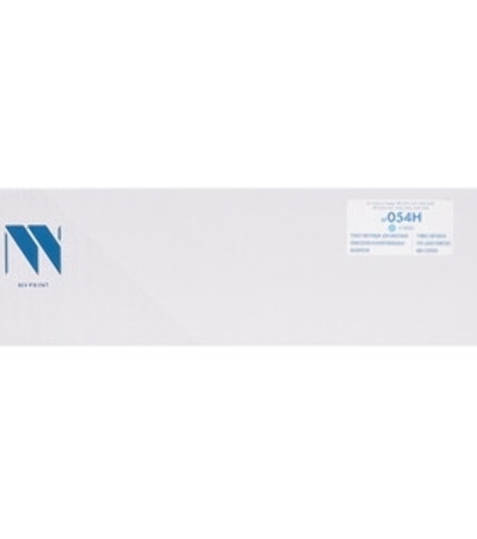 Картридж лазерный NVPrint совместимый NV-054H Голубой для Canon i-Sensys LBP-620/621/623/640/MF-640/641/642/643/644/645 (2300k)