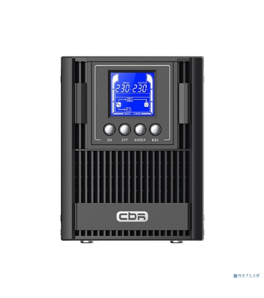 ИБП CBR ESSENCE ESN-1000C [Online 1000 VA / 1000 W, Tower, 4 x C13, LCD, HID-USB, RS232, EPO, SNMP slot] (ESN-1KT-4I-LCHERSC)