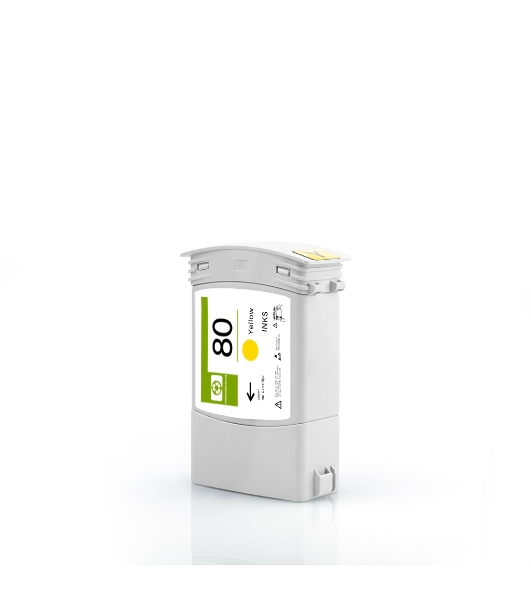 Картридж струйный NVPrint 80 (NV-C4848A) Yellow для HP DesignJet 1050c, 1055см (400 мл)