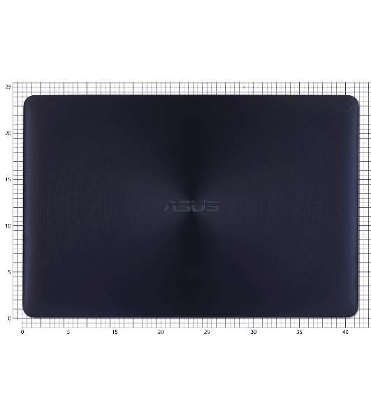 Крышка для Asus Zenbook UX550VD FHD с тачскрином синяя
