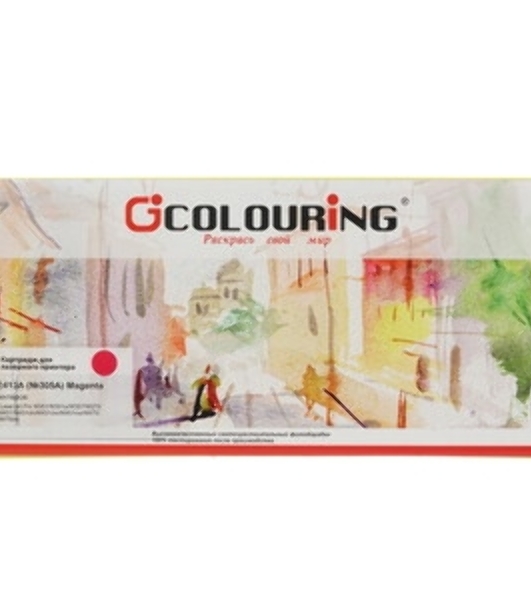 Картридж лазерный Colouring CG-CE413A (№305A) Magenta (2600 стр.) для HP Color LJ Pro M351/Pro MFP M475dn/M451dn/M451nw