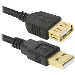 Кабель Defender PRO USB 2.0 кабель удлинительный 1.8м AM/AF, зол.конт, 2фер.фил., фото8