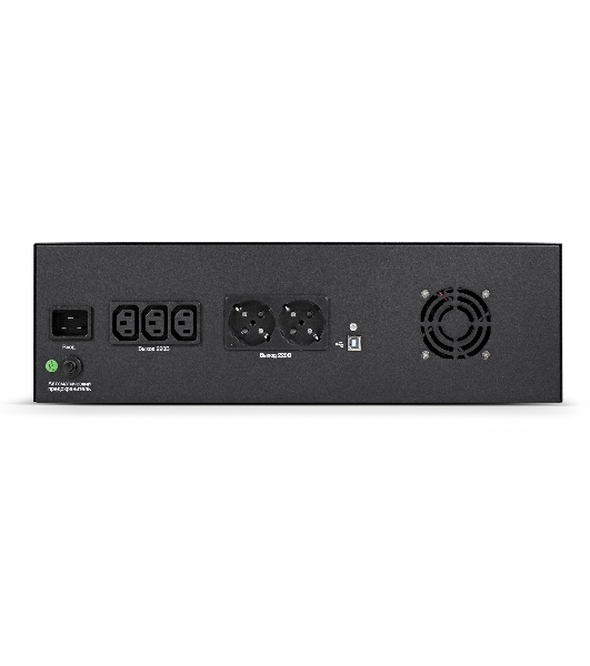 Источник бесперебойного питания ExeGate ServerRM UNL-3000.LCD.AVR.2SH.3C13.USB.3U 3000VA/1800W, Color LCD, AVR, 2*Schuko+3*C13, USB, 3U, установка в стойку, черный