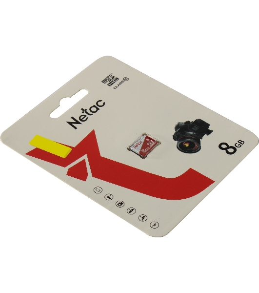 Флеш карта Netac P500 ECO MicroSDHC 8Gb C10 NT02P500ECO-008G-S