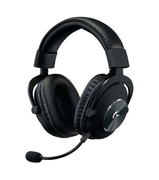 Гарнитура Logitech G PRO X чёрный, беспроводная, USB, подвижный микрофон, отсоединяемый кабель 2 м