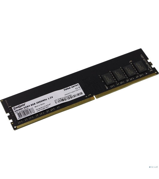 Оперативная память Exegate, DDR4, 8GB (1x8 GB), 2666 MHz, CL19, DIMM, OEM