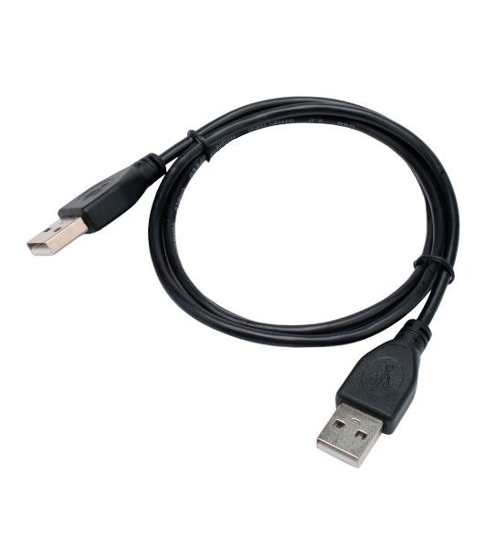 Кабель USB2.0 Cablexpert CC-USB2-AMAM-1M, AM/AM, экран, 28/26AWG, медь, Pro, 1м, черный, пакет