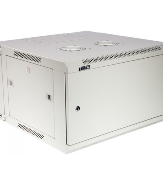 Шкаф настенный серии Pro, 9U 600x450, стеклянная дверь