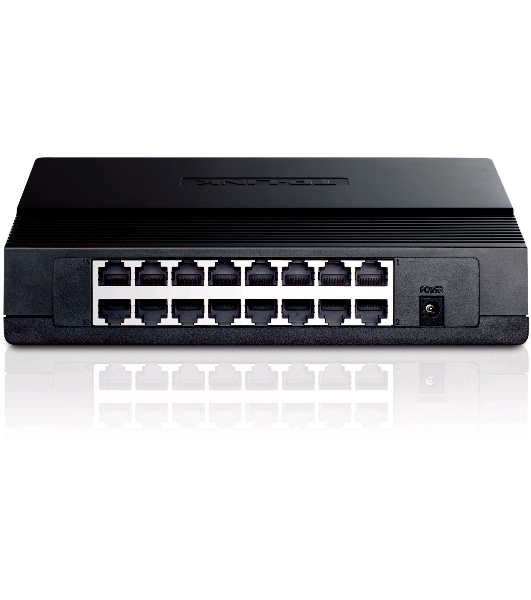 Коммутатор TP-Link SMB TL-SF1016D Коммутатор 16-port 10/100M Desktop Switch, 16 10/100M RJ45 ports, Plastic case
