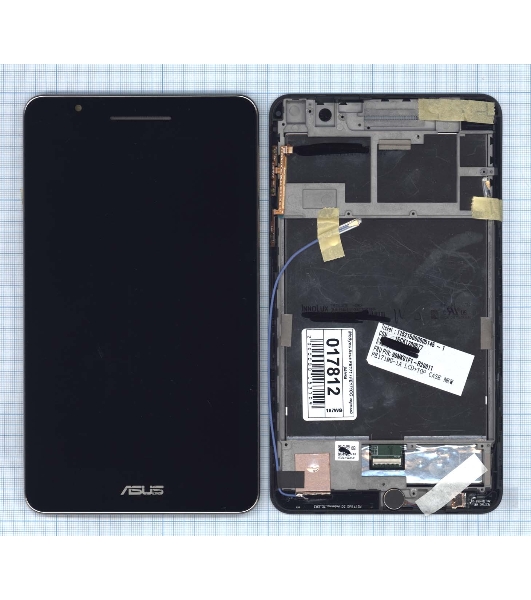 Модуль (матрица + тачскрин) для Asus Fonepad 7 FE171/FE171CG черный с рамкой