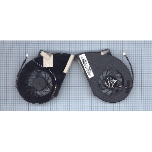 Вентилятор (кулер) для ноутбука Toshiba Qosimio X500 X505 P500 P500D P505 P505D VER-3 (с крышкой)