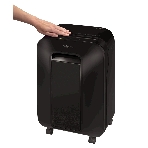Шредер Fellowes PowerShred LX200 черный (секр.P-4)/перекрестный/12лист./22лтр./скрепки/скобы/пл.карты, фото19