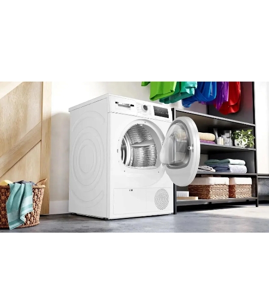 Сушильная машина Bosch WTN86211ME белый, 8 кг, сушка - конденсационная, программ - 13, 59.8 x 84.2 x 61.3 см