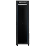 Шкаф серверный Lanmaster (TWT-CBB-47U-6X10-G1) напольный 47U 600x1000мм пер.дв.стекл металл 2 бок.пан. 800кг черный, фото4