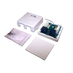 Настенная розетка, 2 порта RJ-45 категории 6, STP, белая, фото 1