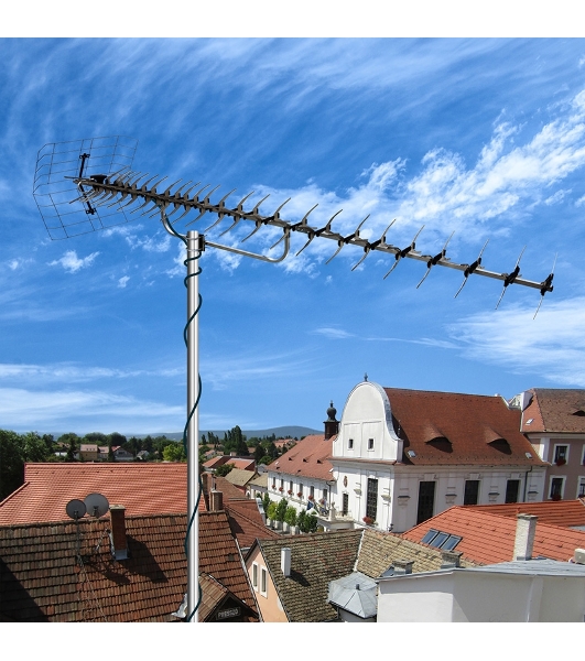 ТВ антенна наружная Rexant 'Активная' для цифрового ТВ DVB-T2, RX-415