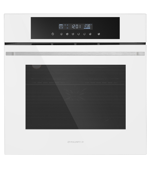 Шкаф духовой электрический Maunfeld AEOD60103W, 60л, дверца с 3 стеклами, белый