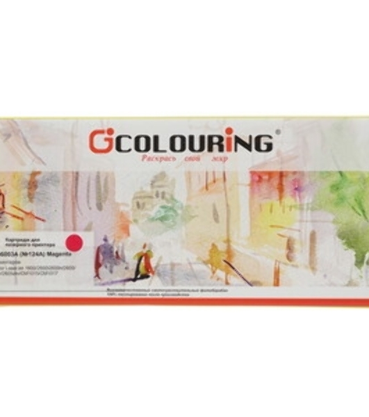 Картридж лазерный Colouring CG-Q6003A/707 пурпурный (2000 стр.) для HP CLJ 1600/2600n/2600dn/2600dtn/2605DN/2605DTN/CM1015MFP/CM1017MFP Canon Laser Shot LBP5000/5100