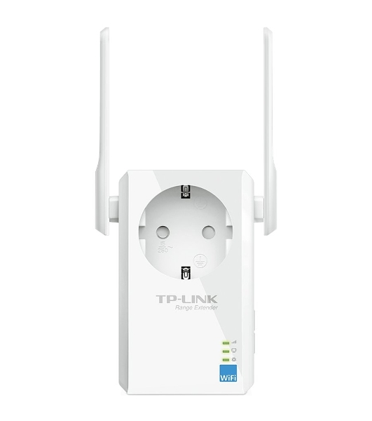Сетевой адаптер TP-Link SOHO TL-WA860RE 300Mbps Wireless N Wall Plugged Range Extender with AC Passthrough, QCA(Atheros), 2T2R, 2.4GHz, 802.11b/g/n, 1 10/100Mbps LAN port, Range Extender button, Range Extender mode, suppo поставляется без кабеля RJ-45