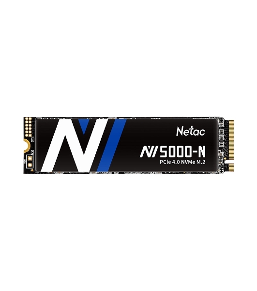 Накопитель SSD Netac NV5000-N, 1Tb, M.2 2280, PCIe 4.0 x4, NVMe, R/W 4800/4600, с радиатором