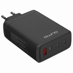 Сетевое зарядное устройство Qumo Energy Charger GaN PD 100 Вт, USB-A + 3 USB Type-C, (0100), черный, фото4
