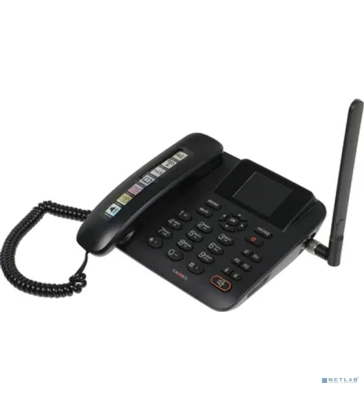 Стационарный сотовый телефон GSM teXet FX-200 черный