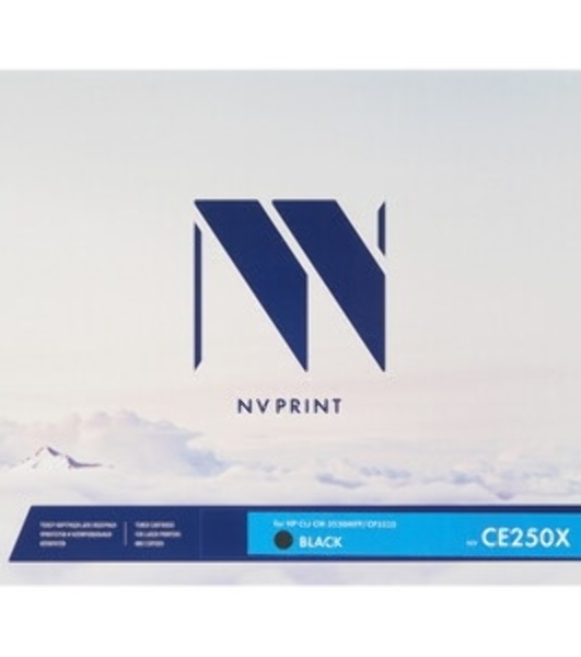 Картридж лазерный NVPrint совместимый HP CE250X черный для LJ Color CM3530/CP3525 (10500k)
