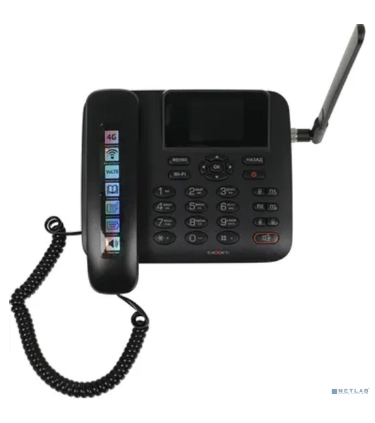 Стационарный сотовый телефон GSM teXet FX-200 черный