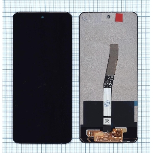 Дисплей для Xiaomi Redmi Note 9S, Redmi Note 9 Pro в сборе с тачскрином черный