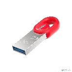 Флешка USB Netac UM2 (NT03UM2N-064G-32RE), 64Gb, USB 3.0, R/W 130/50, серебристый/красный, фото7
