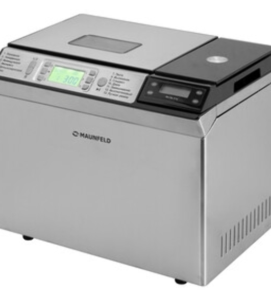 Хлебопечка Maunfeld MBM-900DSS 615 Вт, 13 программ, нержавеющая сталь