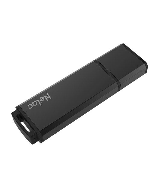 Флешка USB Netac U351 (NT03U351N-032G-20BK), 32Gb, USB 2.0, R/W 25/10, черный