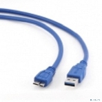 Кабель Gembird/Cablexpert USB 3.0 Pro, AM/microBM 9P, 30 см, экран, синий, пакет, фото7