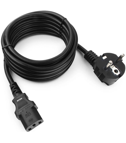 Шнур питания NTSS NTSS-PC13773 C13-Schuko проводник.:3x1мм2 3м 220В 10А черный