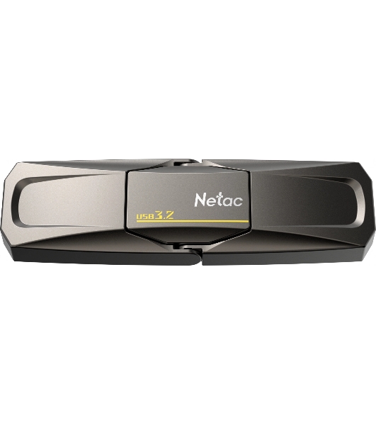 Флешка USB Netac US5 (NT03US5C-256G-32TA), 256Gb, USB 3.2/TypeC, R/W/ 550/500, черный
