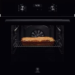 Встраиваемый духовой шкаф Electrolux EOF5H50BZ, Духовой шкаф электрический с конвекцией, приготовление на пару, объем 65 л, 8 режимов, очистка каталитическая, 2 стекла в дверце, направляющие проволочные, черный, фото8