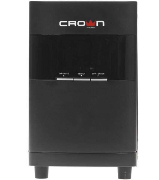 Источник бесперебойного питания Crown CMUOA-350-1K EURO/1000 ВА/900 Вт/2xCEE 7/3 (Schuko) (евророзетка)