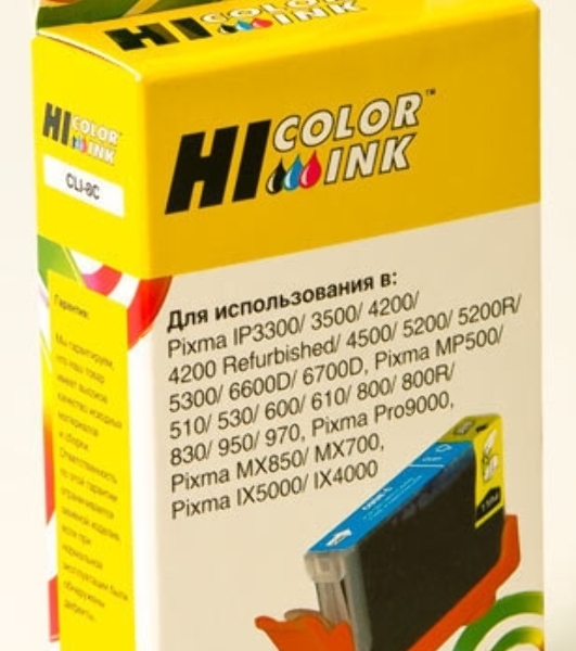 Картридж Canon PIXMA iP4200/iP6600D/MP500 (Hi-Black) new, CLI-8C, C