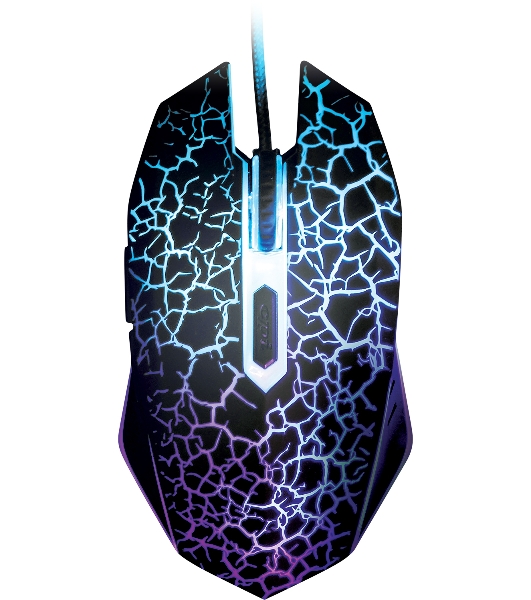 Мышь проводная Qumo Terra M02 черный, 3200 dpi, USB, кнопки - 6