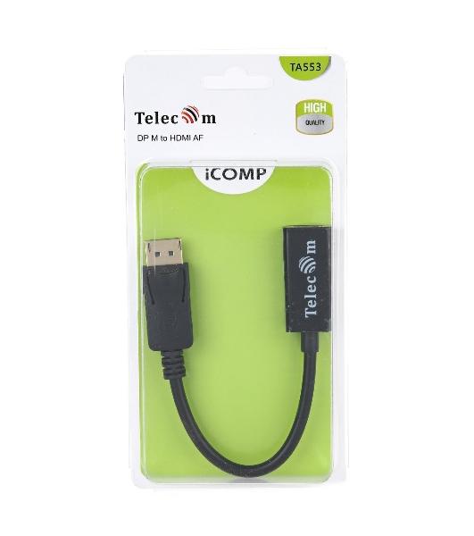 Кабель-переходник DP --> HDMI-F 0.2m, Telecom (TA553)