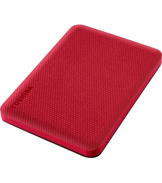 Внешний HDD 2.5' Toshiba Canvio Advance, 1TB, USB 3.2 Gen 1 Type-A, 5400 rpm, красный