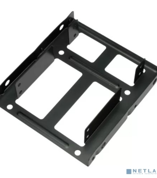 Салазки Gembird для установки двух HDD/SSD 2.5'' в отсек 3.5' металл, пакет