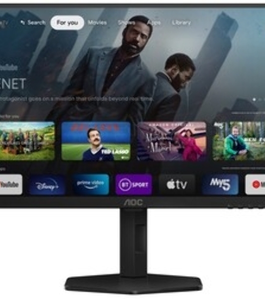 Монитор 27' AOC Q27G4XY Fast VA 2560x1440, 180 Гц, 0.3 мс (MPRT), 16:9, 450 кд/м², 2×HDMI 2.0, DP 1.4, 3.5 Jack, HDR10 (DisplayHDR 400), FreeSync, черный с красным
