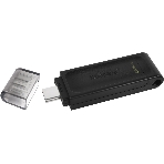 Флешка USB Kingston DataTraveler DT70 (DT70/64Gb), 64Gb, USB Type-C 3.2, R/W 70/45, черный, фото9