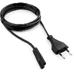 Кабель питания для ноутбуков, аудио/видео техники Cablexpert/Gembird PC-184/2-1.8М, 1.8м, 2-pin, черный, пакет, фото7