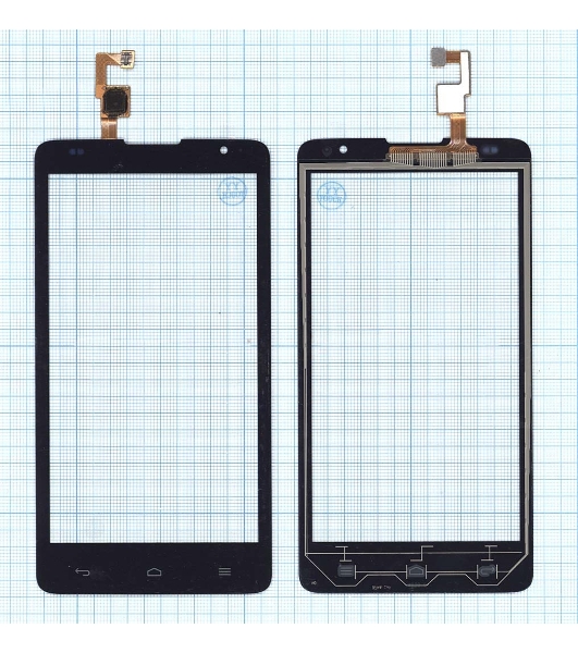 Сенсорное стекло (тачскрин) для Huawei C8816, черное