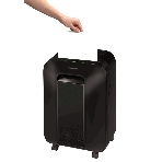 Шредер Fellowes PowerShred LX200 черный (секр.P-4)/перекрестный/12лист./22лтр./скрепки/скобы/пл.карты, фото16