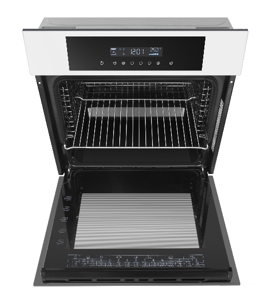 Шкаф духовой электрический Maunfeld AEOD60103W, 60л, дверца с 3 стеклами, белый