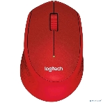 Мышь беспроводная Logitech M280 красный, 1000 dpi, радиоканал, USB, кнопки - 3, фото6