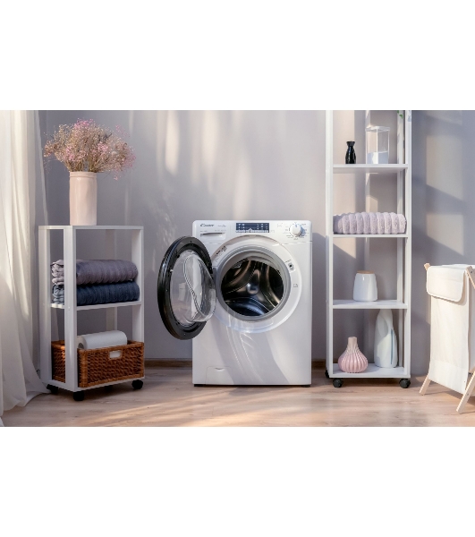 Стиральная машина Candy Smart Pro Inverter CSOW43 646TWMB-07 белый, загрузка фронтальная 6 кг, 1300 об/мин, класс B